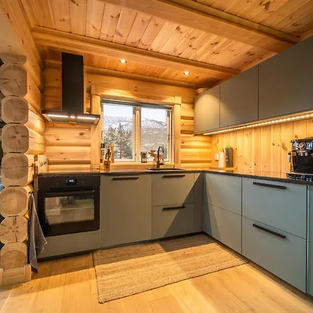 Moose 6p With Sauna Water View Resort Vraliosen