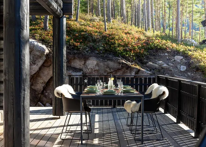 Moose 6p With Sauna Water View * Vraliosen